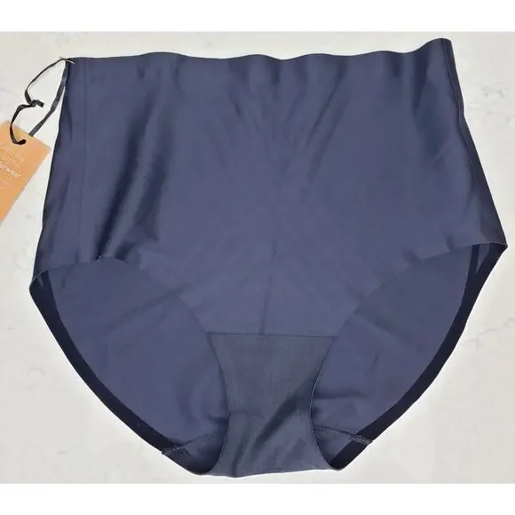 NWT HONEYLOVE Silhouette Brief w/ Velvet Trim Women's Size Small in BLack - Picture 5 of 7